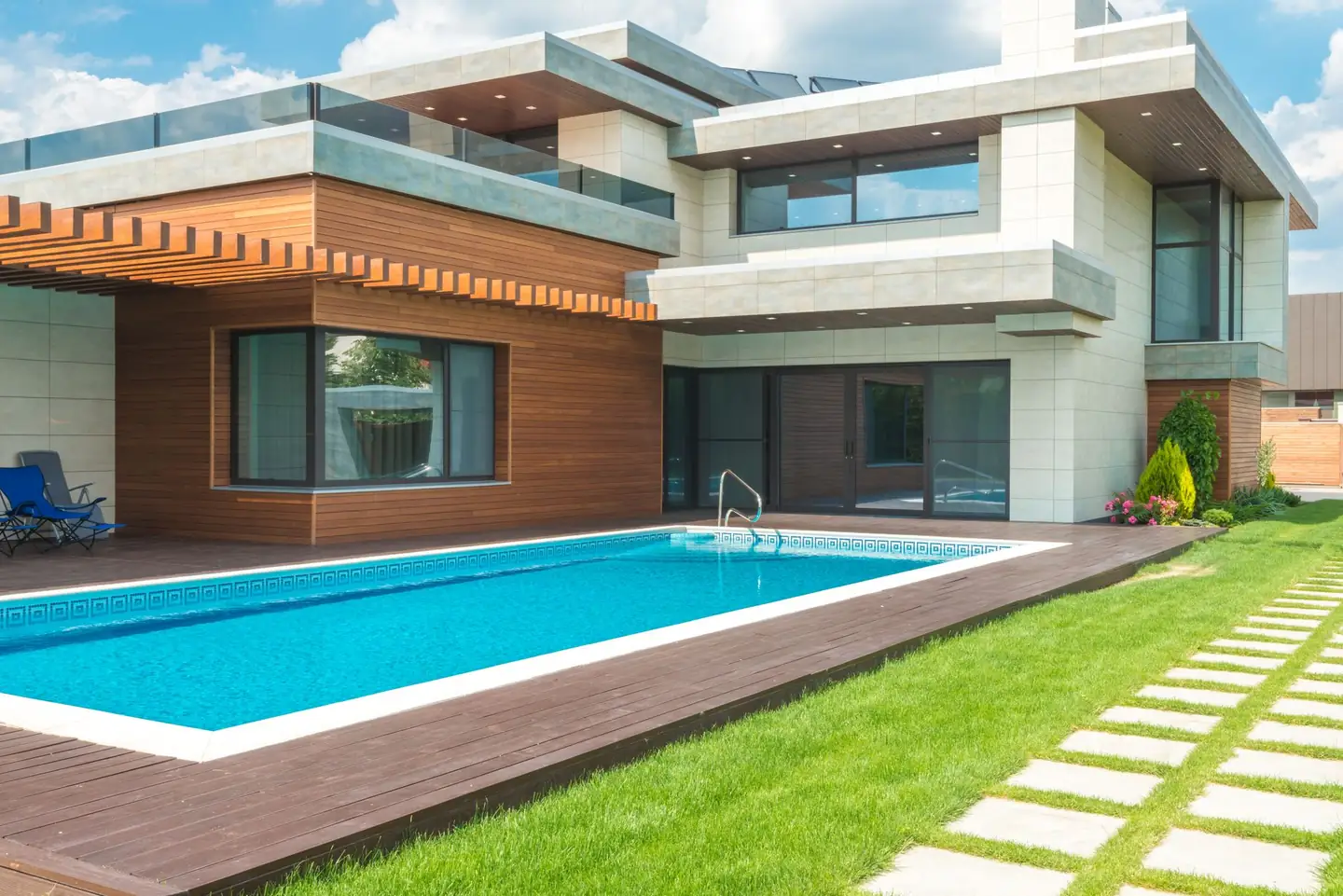 Swimming pool built in Winmalee, NSW